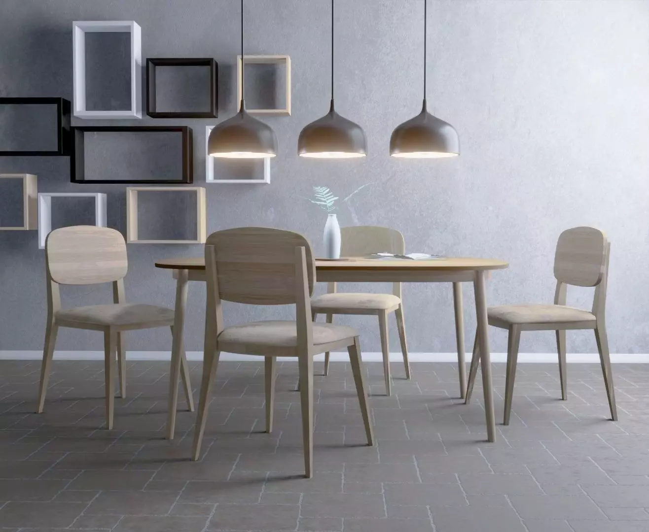 Dining room  3D model_0