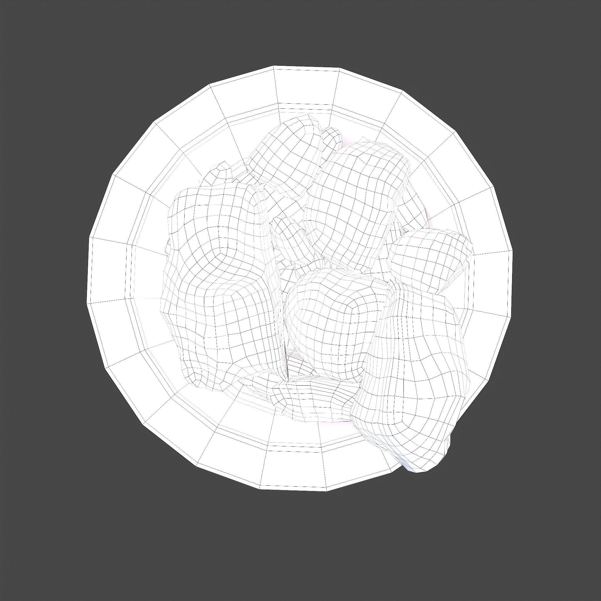 Dry Dye Chunks Low-poly 3D model_35