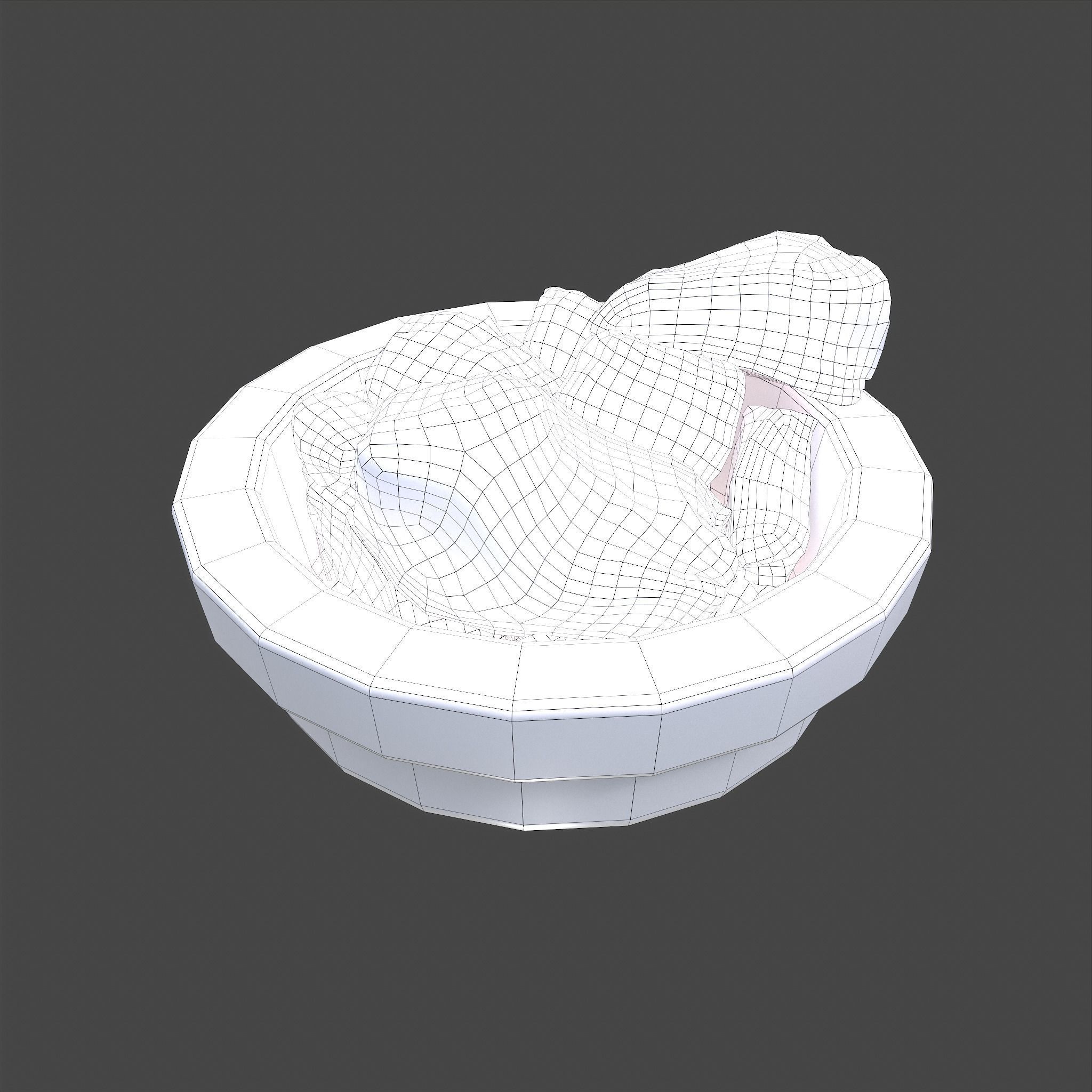 Dry Dye Chunks Low-poly 3D model_30