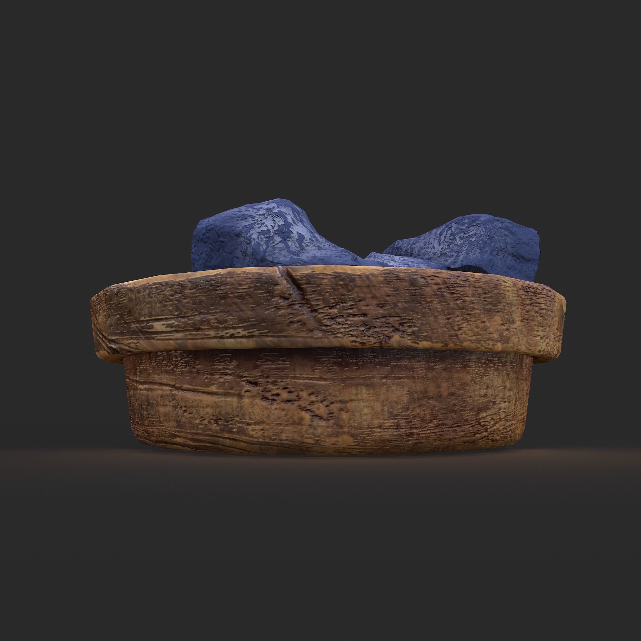 Dry Dye Chunks Low-poly 3D model_11