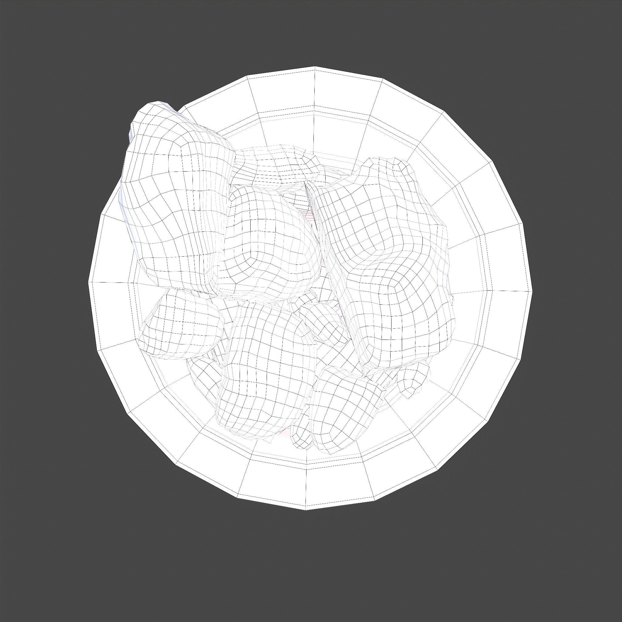 Dry Dye Chunks Low-poly 3D model_37