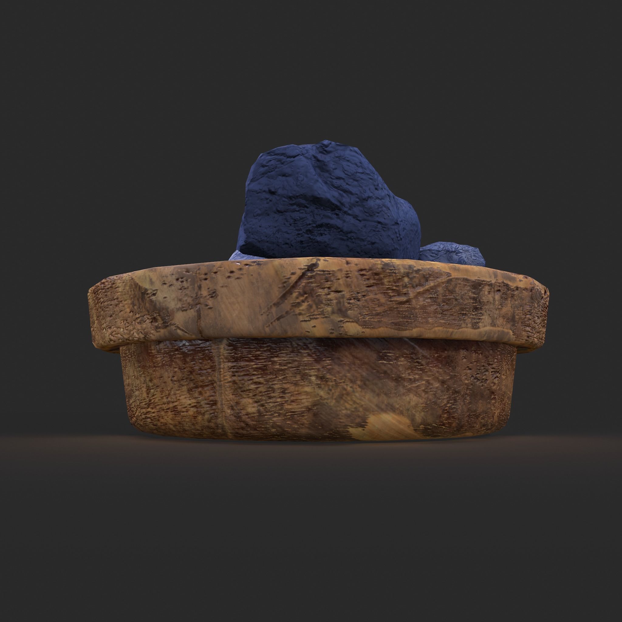 Dry Dye Chunks Low-poly 3D model_19