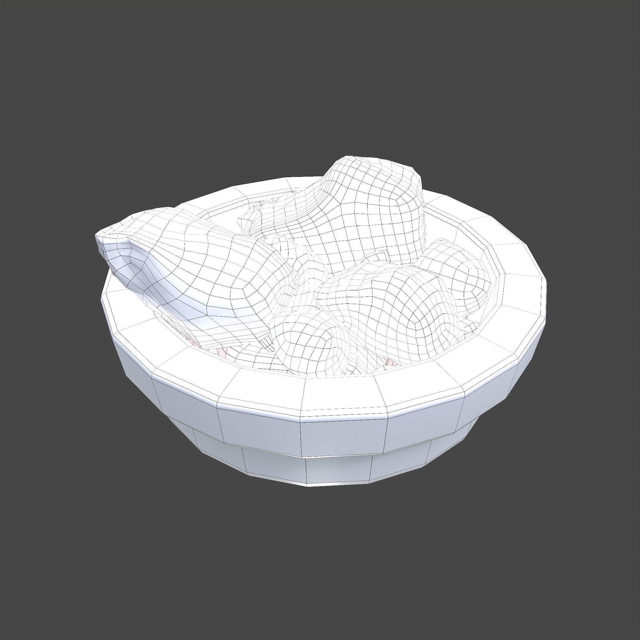 Dry Dye Chunks Low-poly 3D model_38