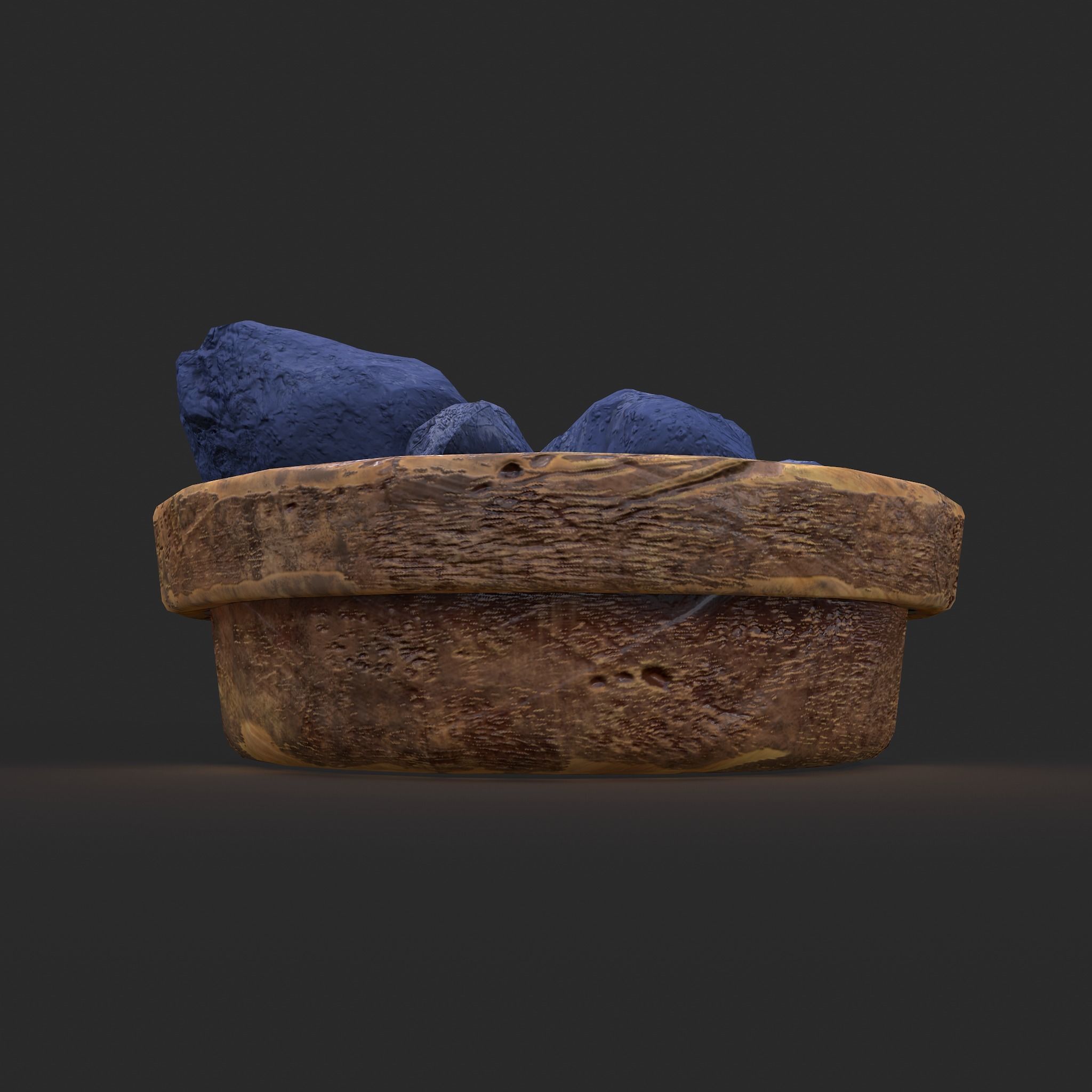 Dry Dye Chunks Low-poly 3D model_18