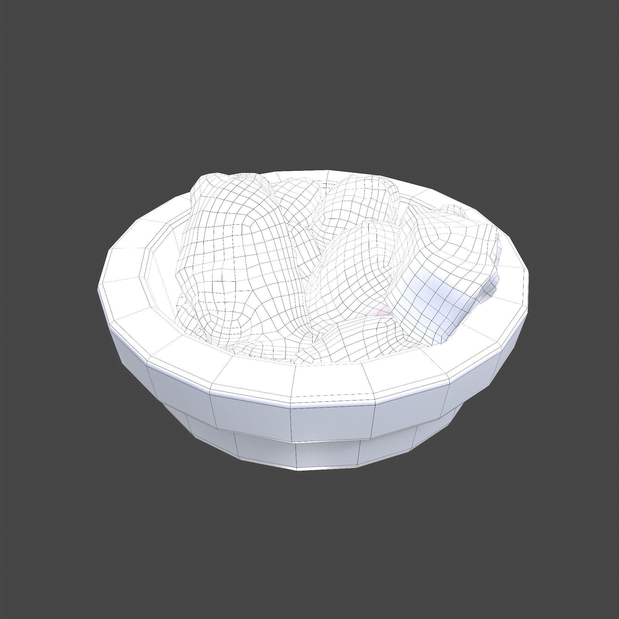 Dry Dye Chunks Low-poly 3D model_26