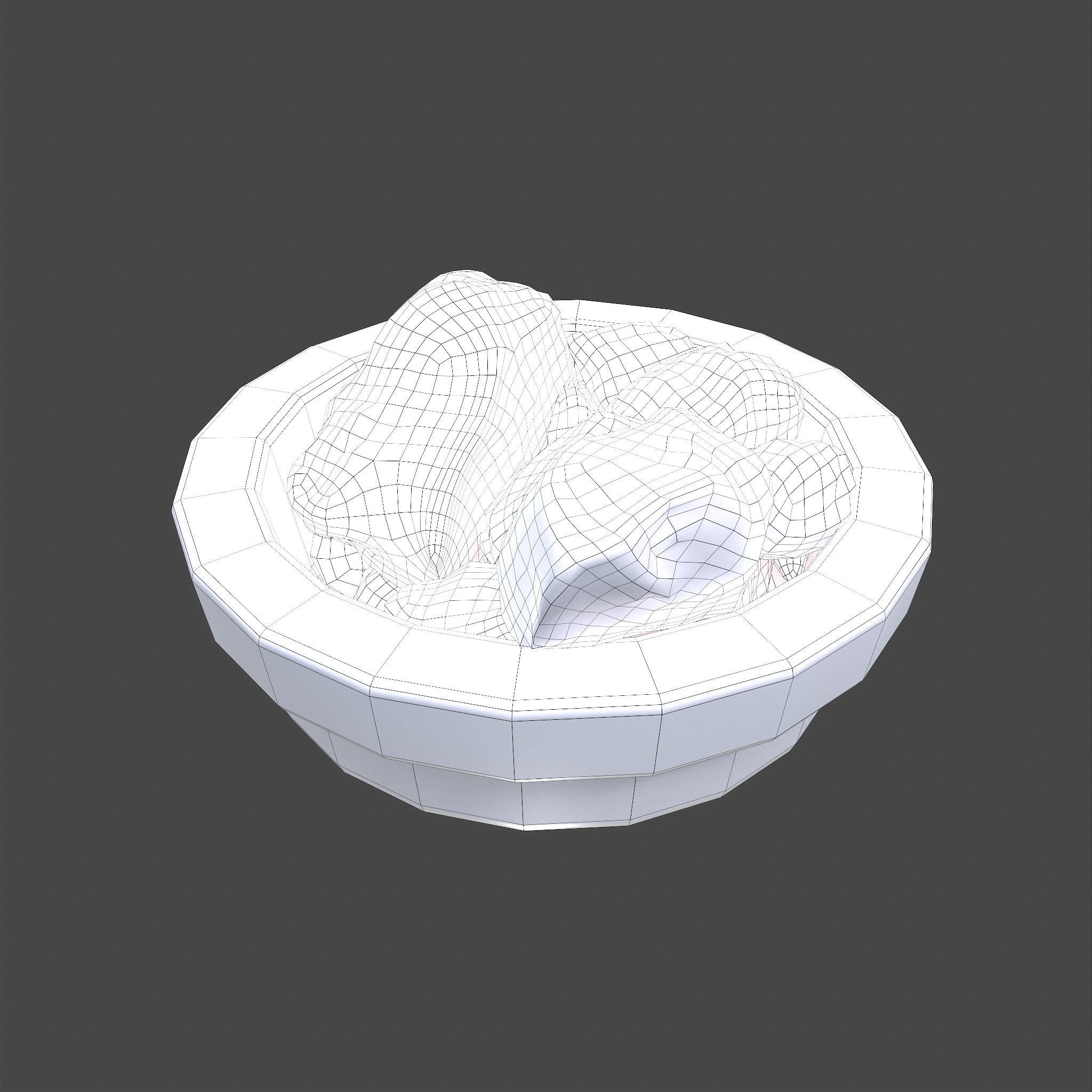 Dry Dye Chunks Low-poly 3D model_25