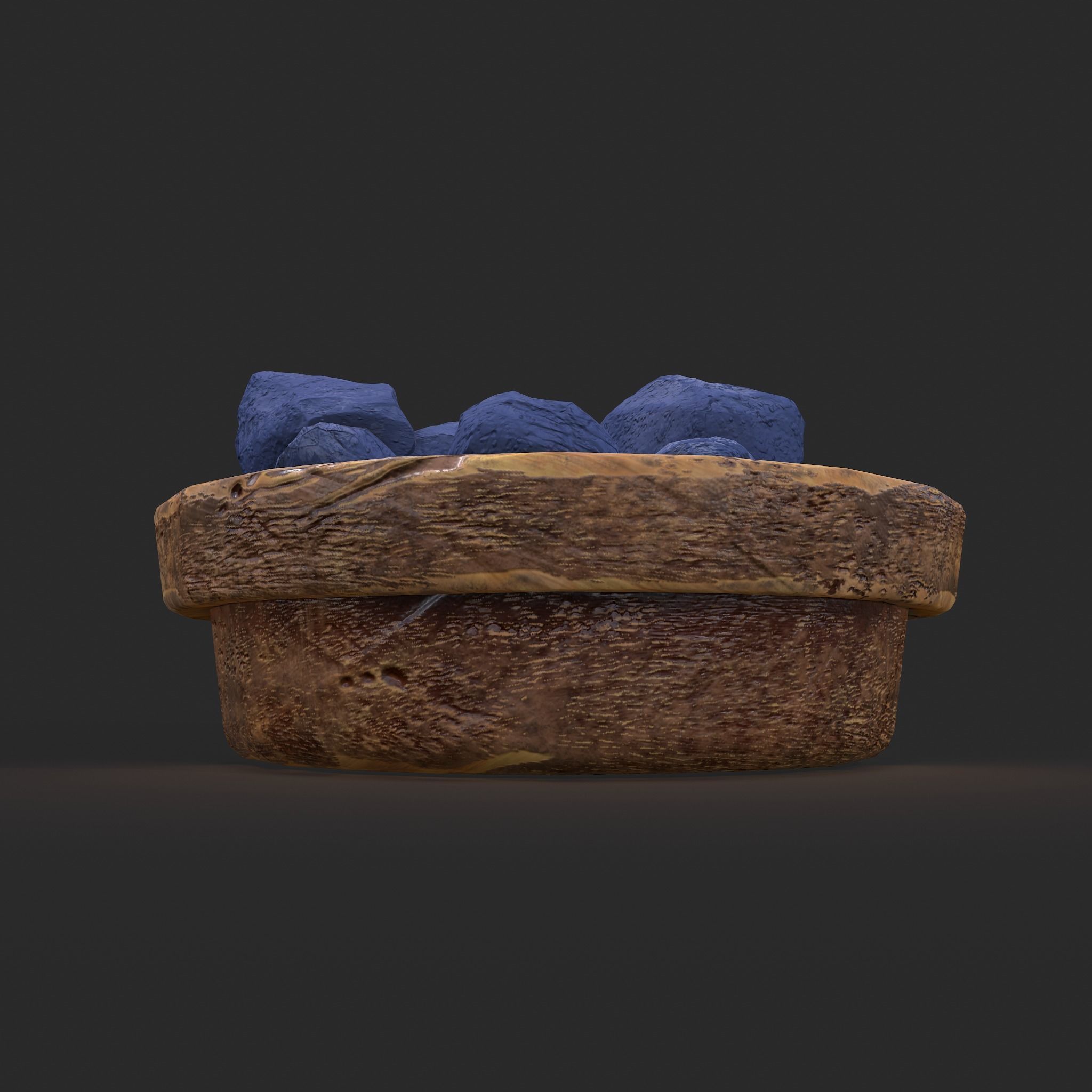 Dry Dye Chunks Low-poly 3D model_14