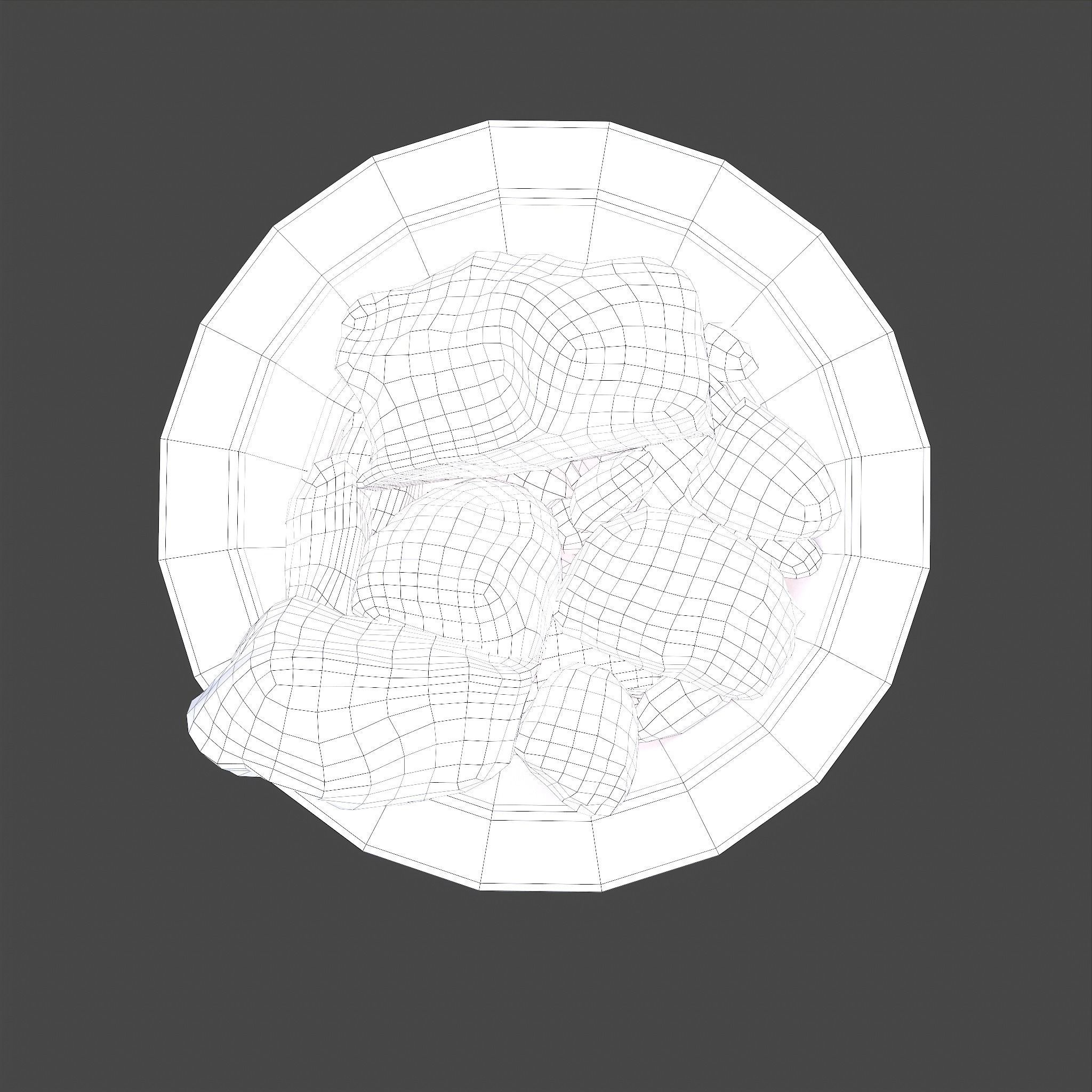 Dry Dye Chunks Low-poly 3D model_36