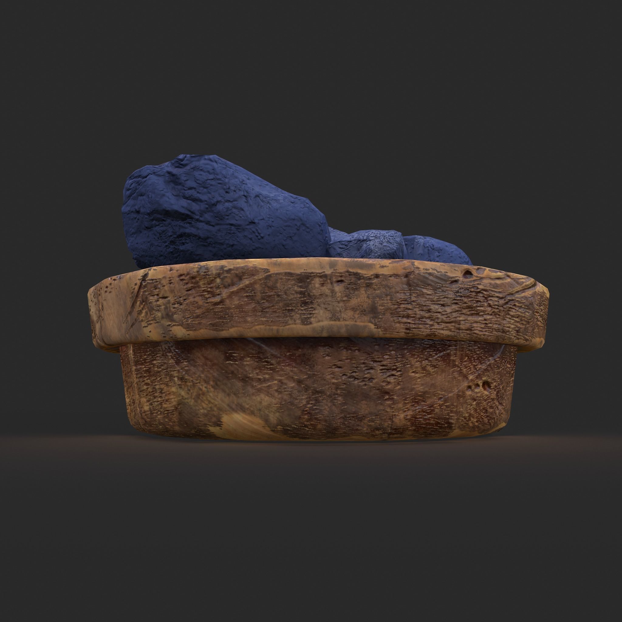Dry Dye Chunks Low-poly 3D model_20