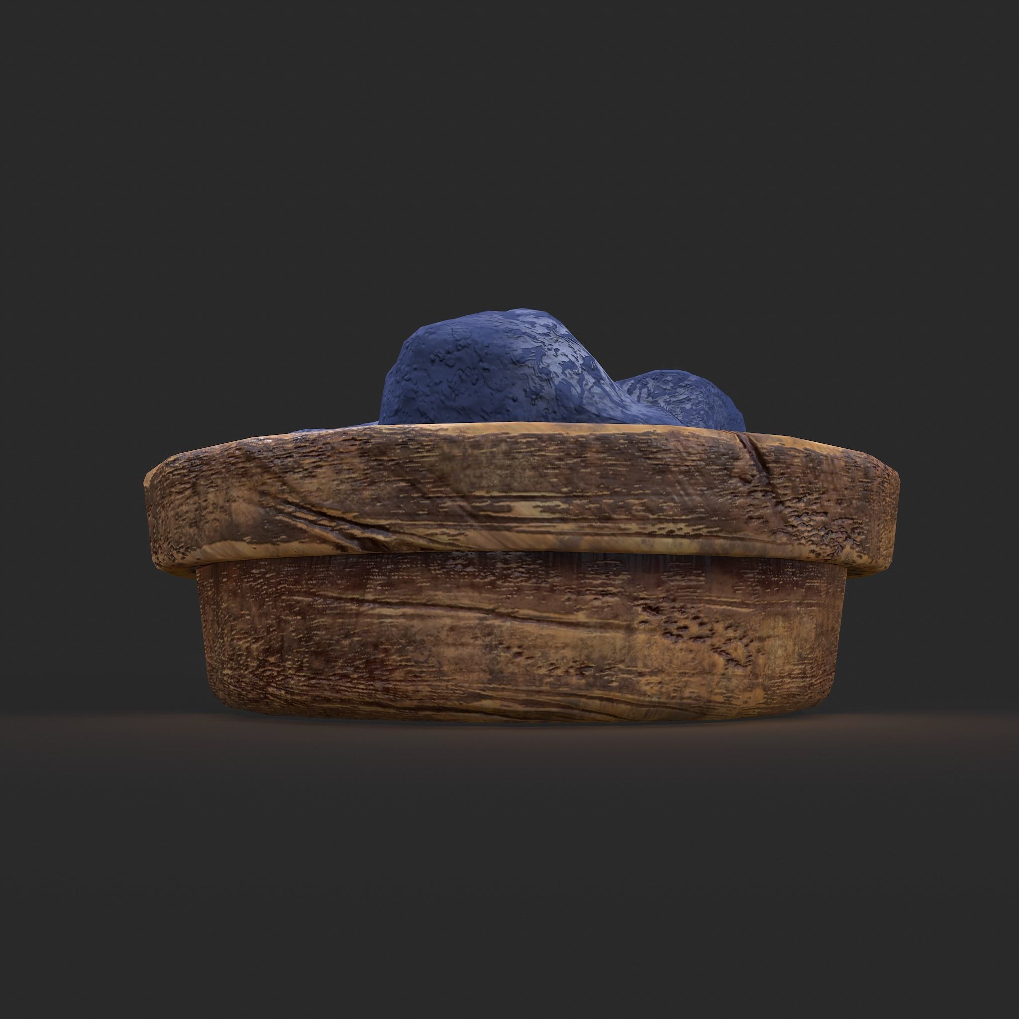 Dry Dye Chunks Low-poly 3D model_15