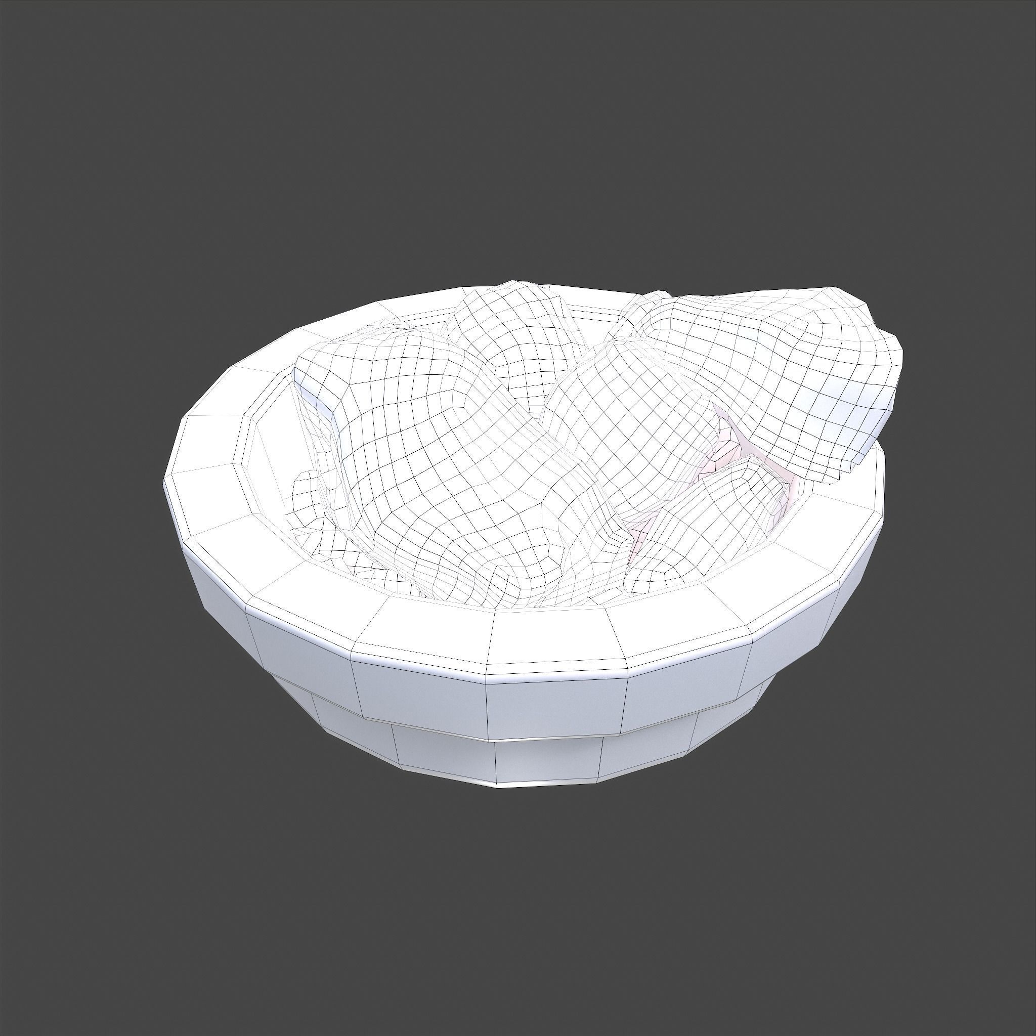 Dry Dye Chunks Low-poly 3D model_28
