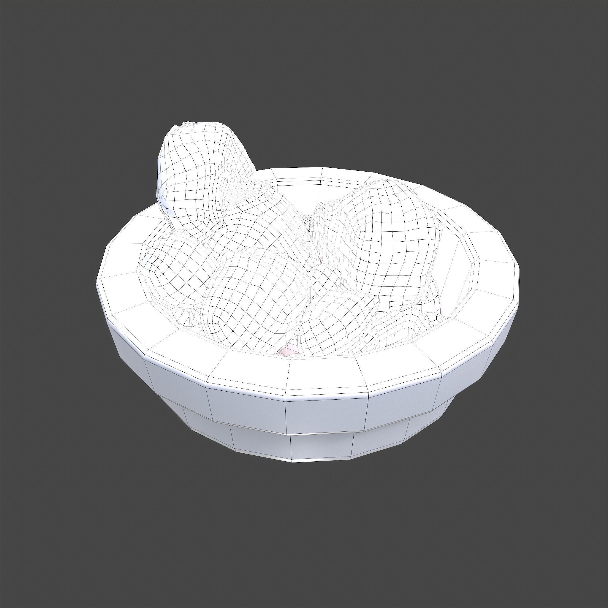 Dry Dye Chunks Low-poly 3D model_33