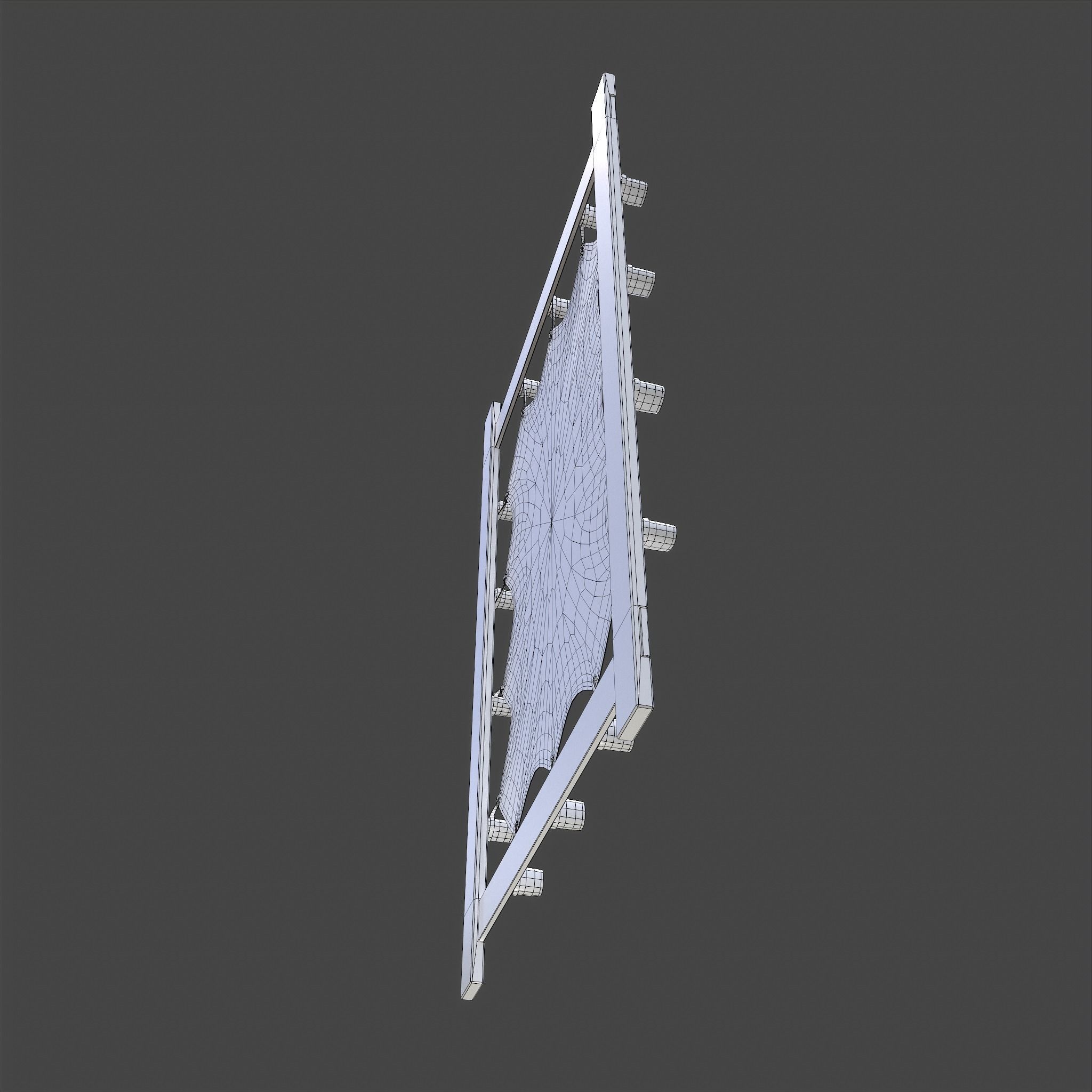Hide Stretcher Low-poly 3D model_32