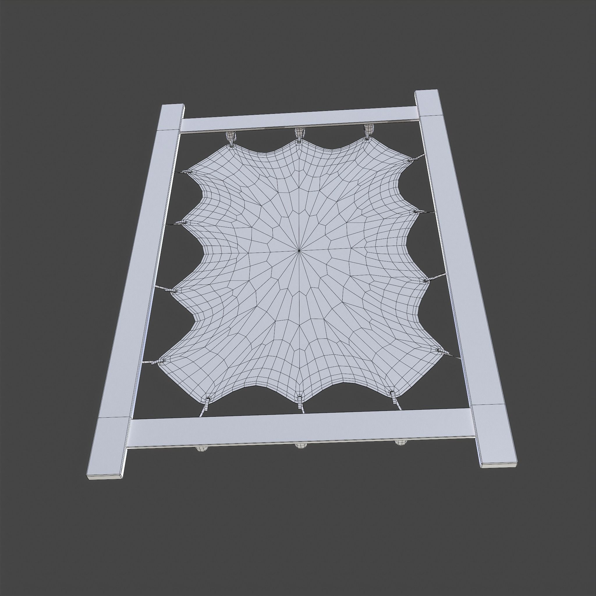 Hide Stretcher Low-poly 3D model_33