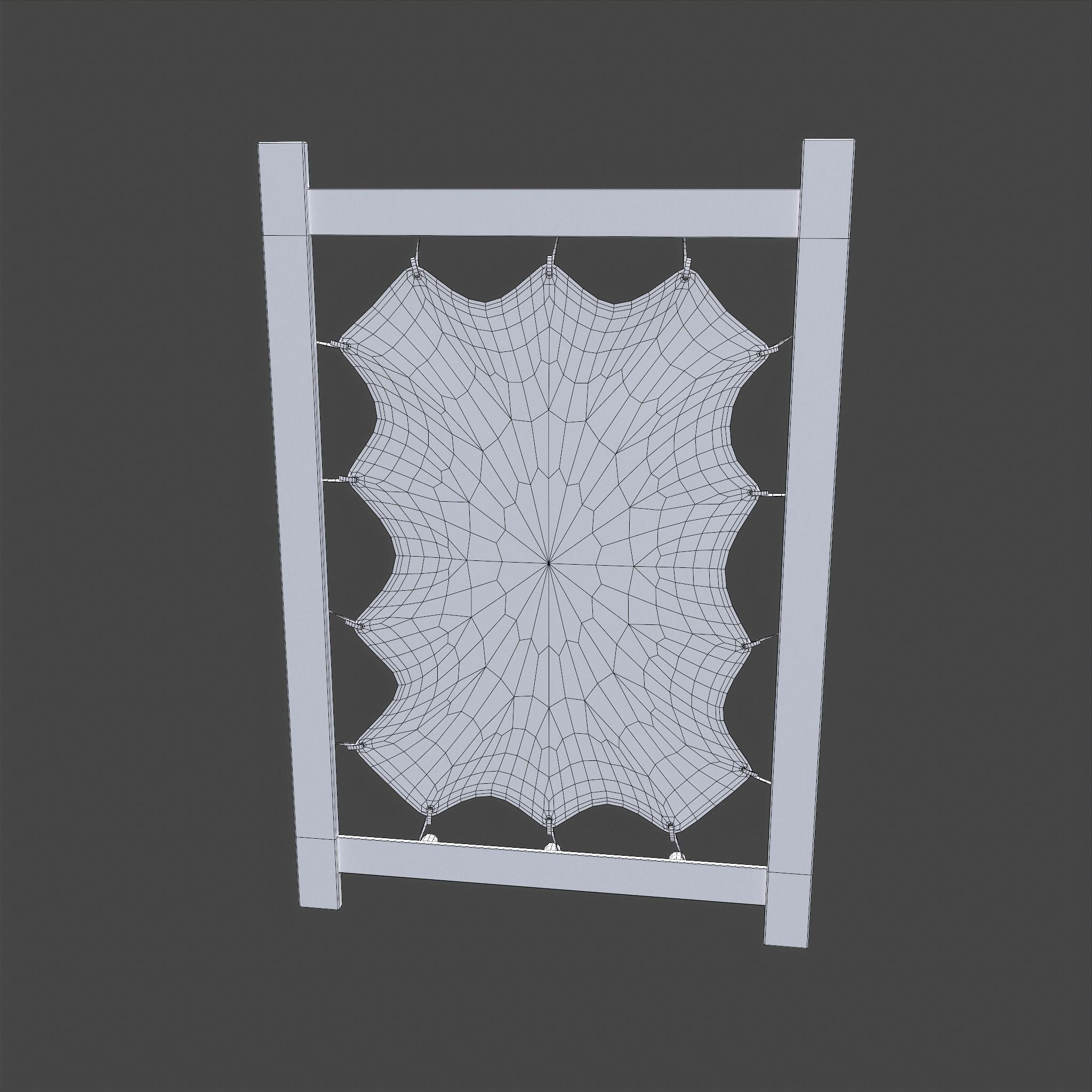 Hide Stretcher Low-poly 3D model_24