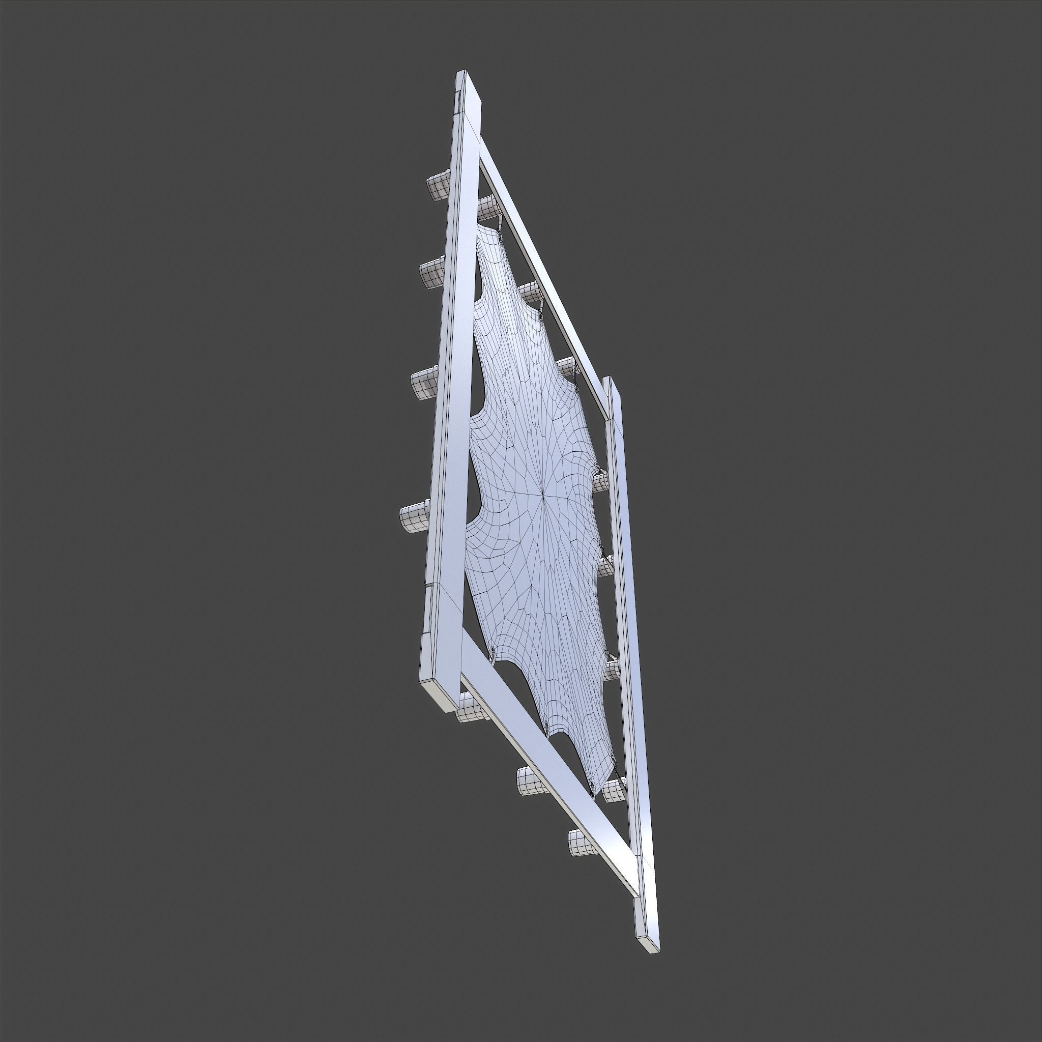 Hide Stretcher Low-poly 3D model_34
