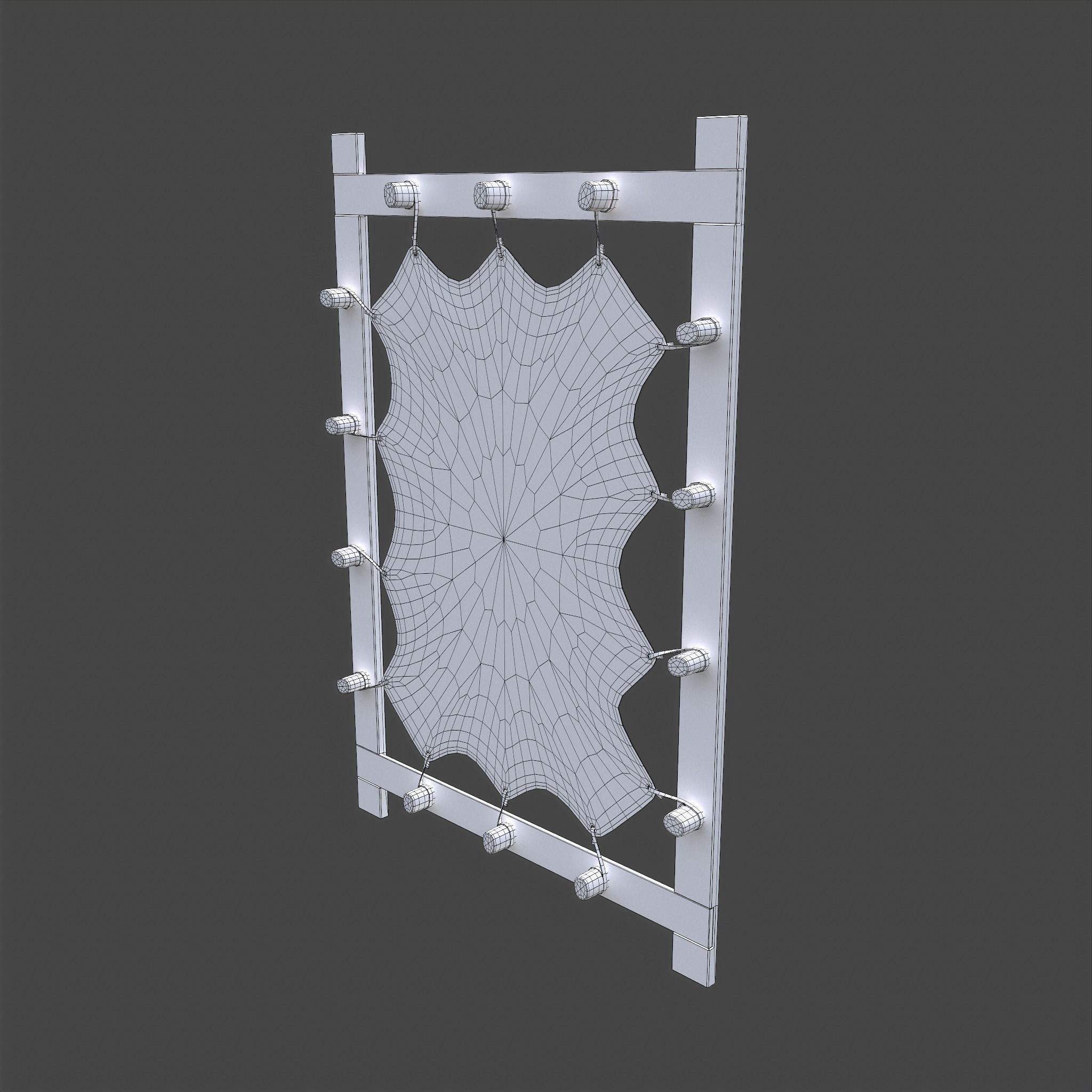 Hide Stretcher Low-poly 3D model_28