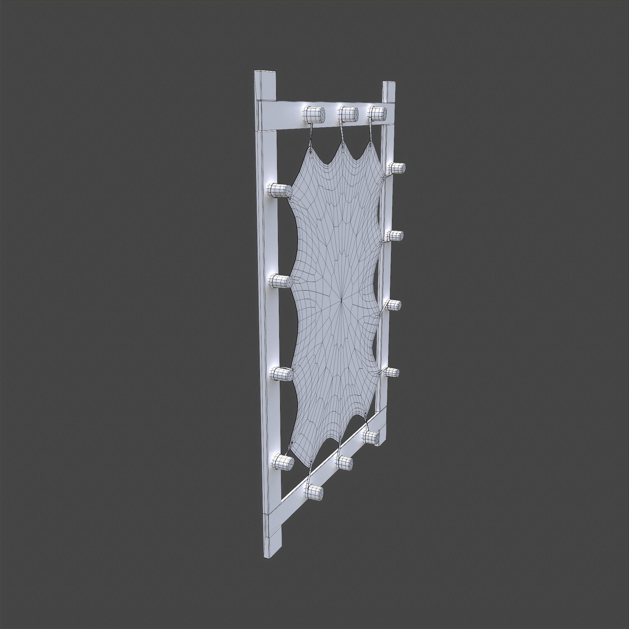 Hide Stretcher Low-poly 3D model_21