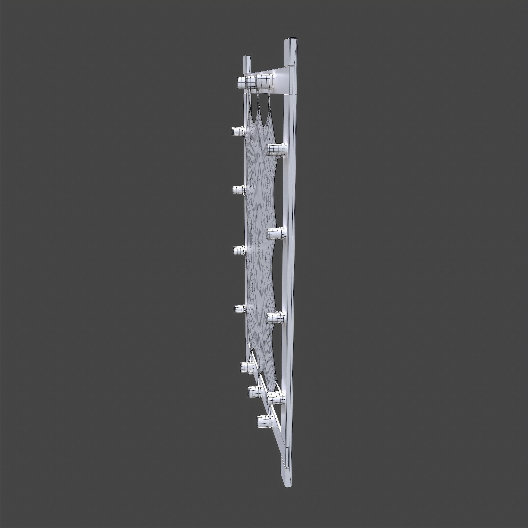 Hide Stretcher Low-poly 3D model_27