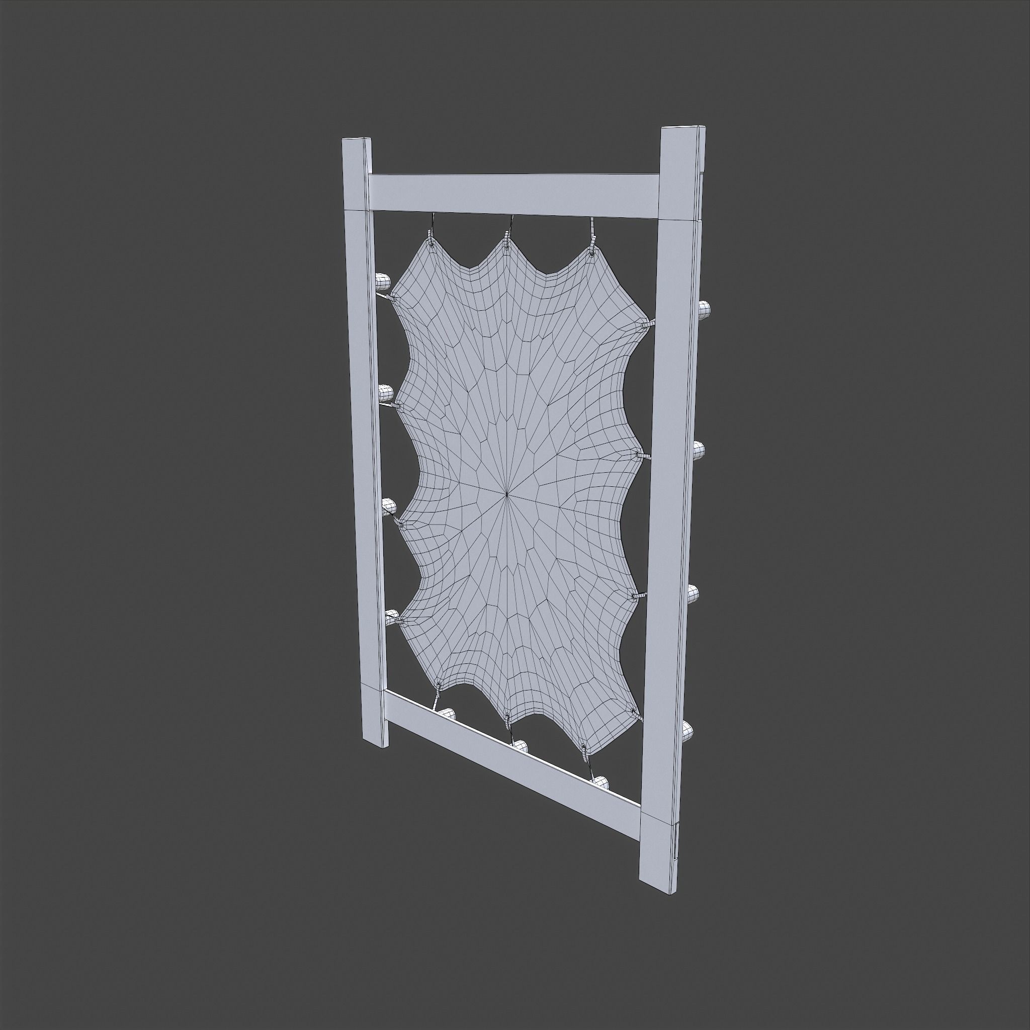 Hide Stretcher Low-poly 3D model_23