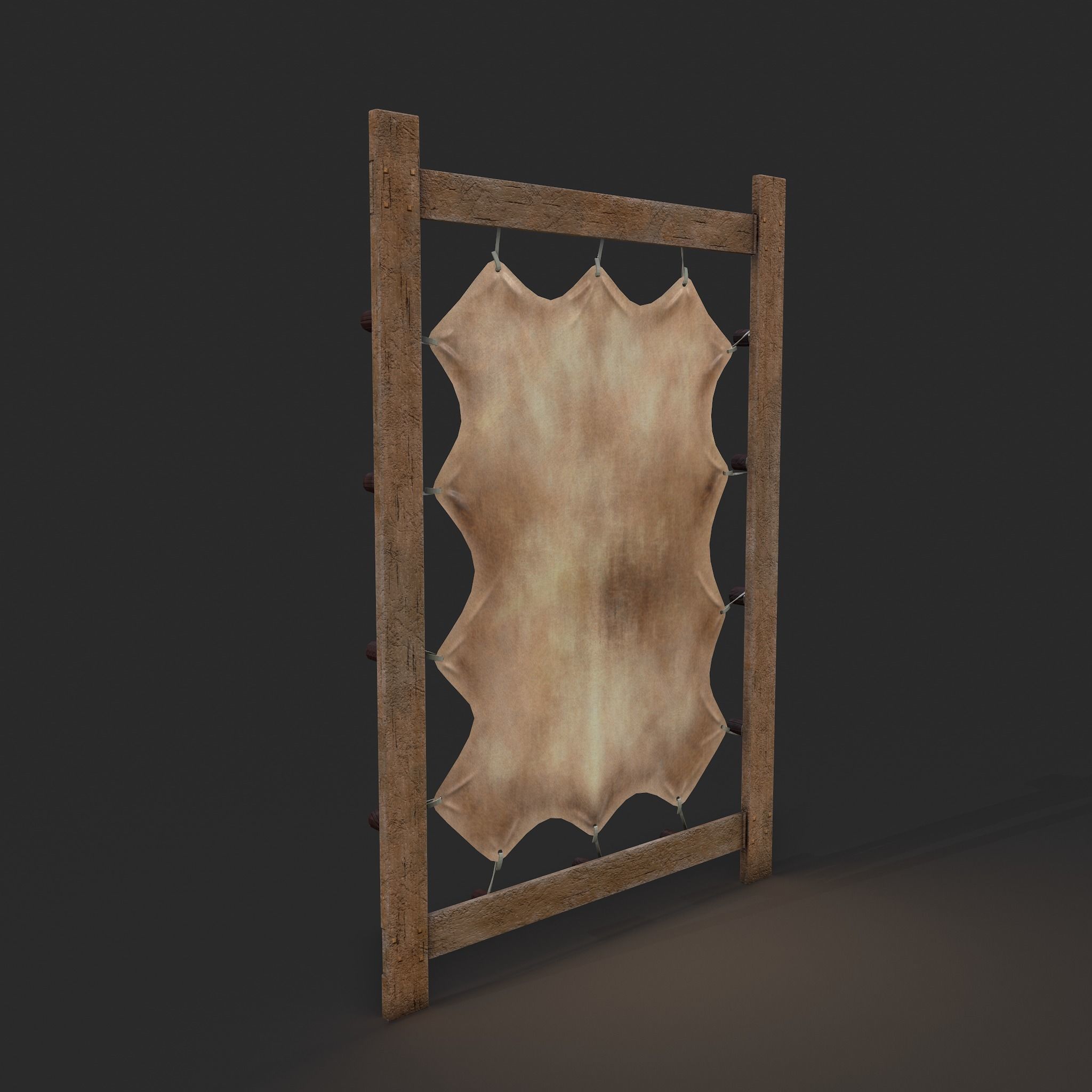 Hide Stretcher Low-poly 3D model_18