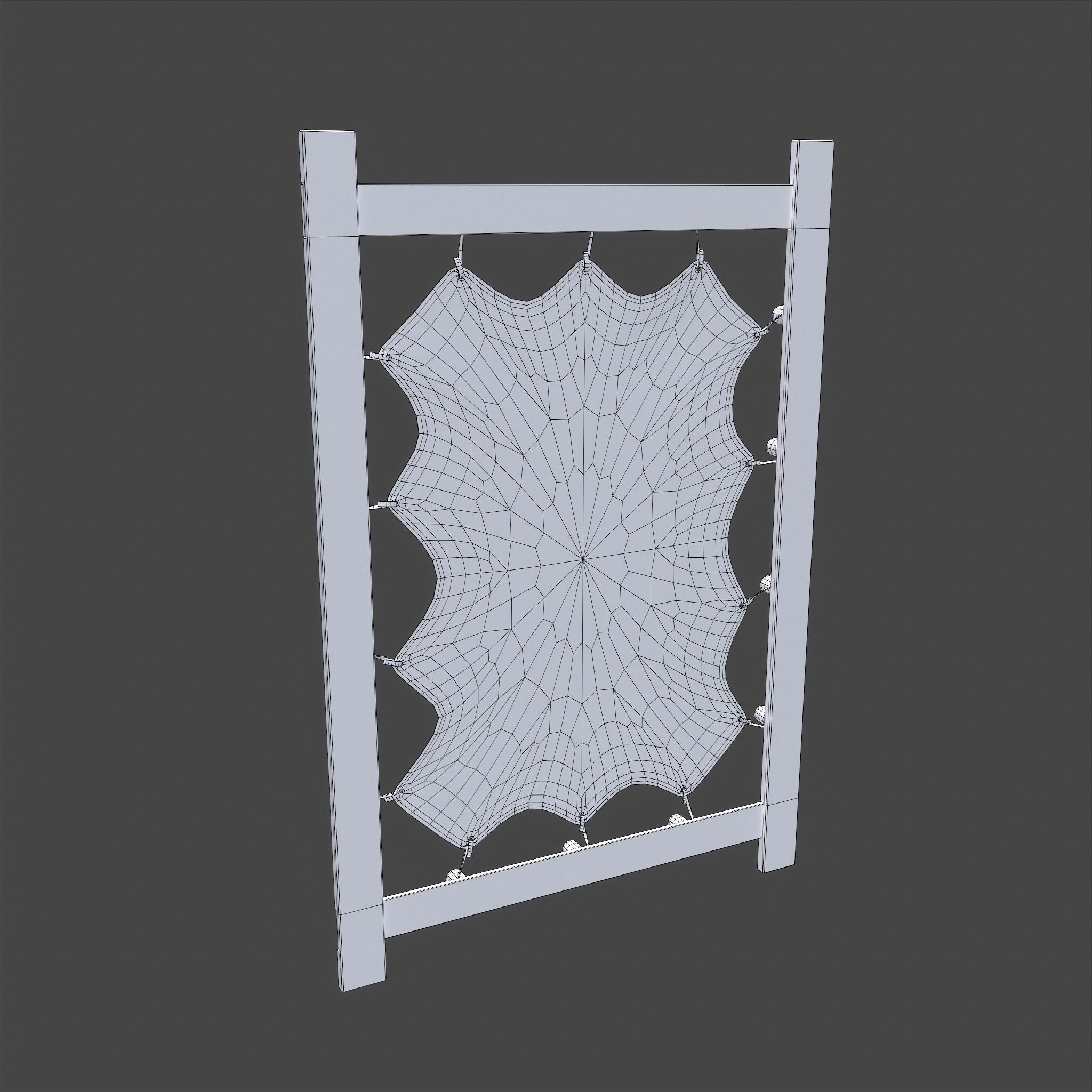 Hide Stretcher Low-poly 3D model_25
