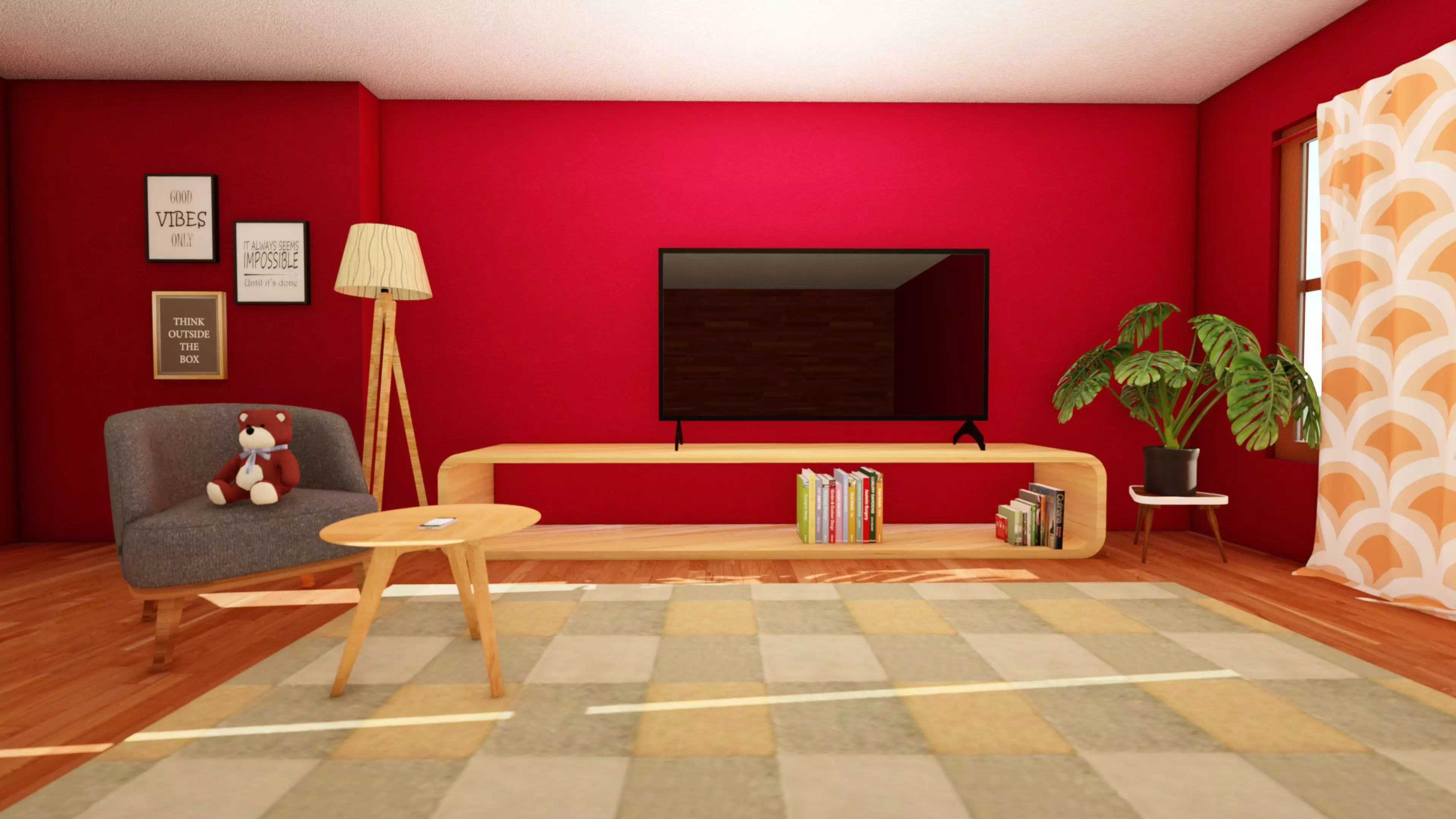 livingroom living room - home decor 3D model_0