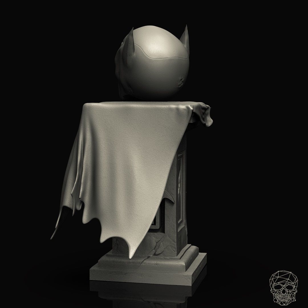 Collections Skull Pedestal 1 3D print model_7