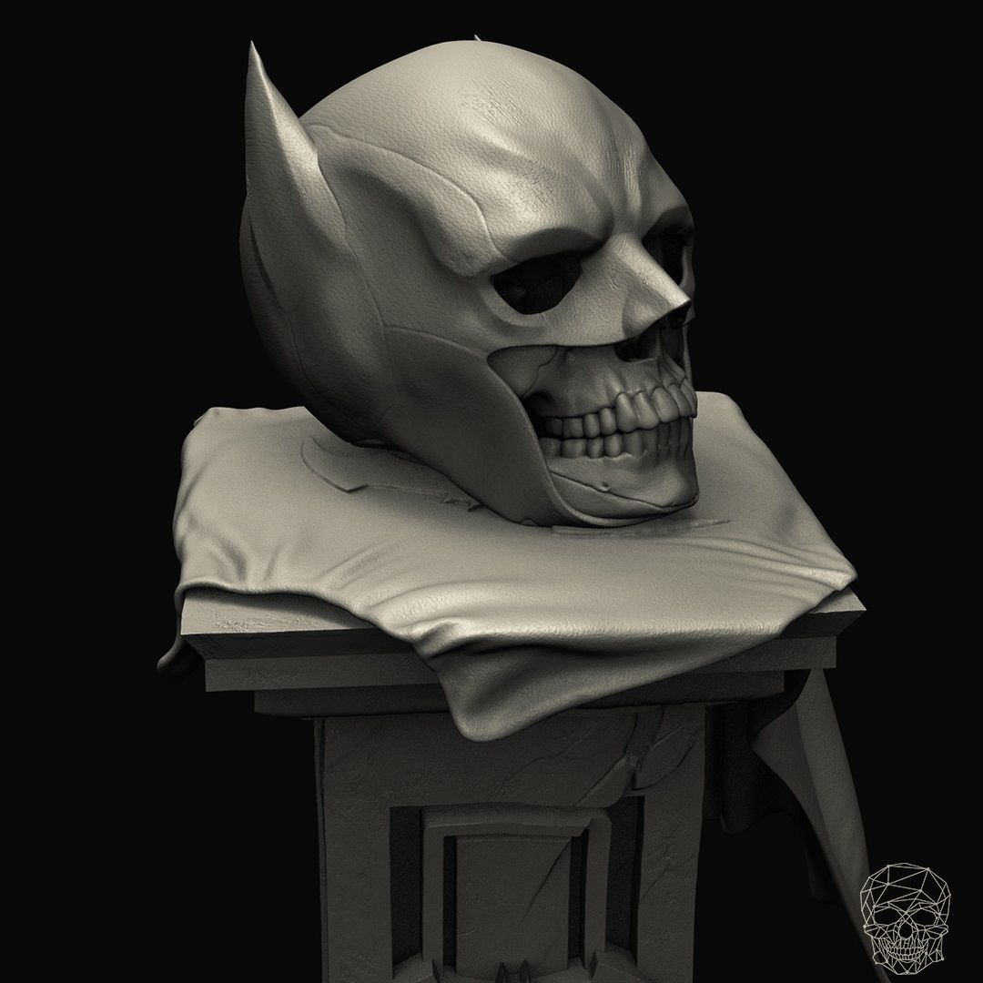 Collections Skull Pedestal 1 3D print model_15