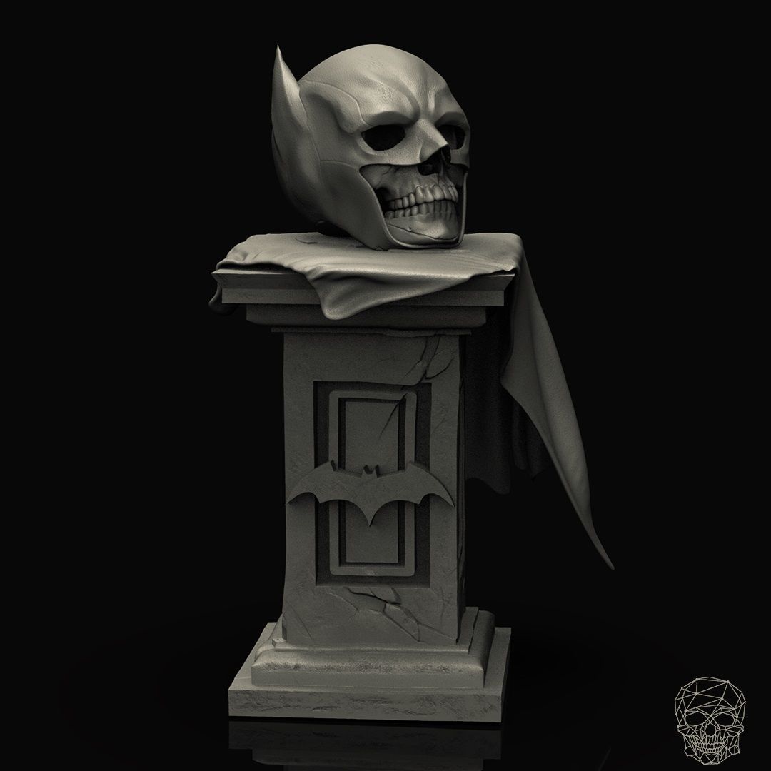 Collections Skull Pedestal 1 3D print model_8