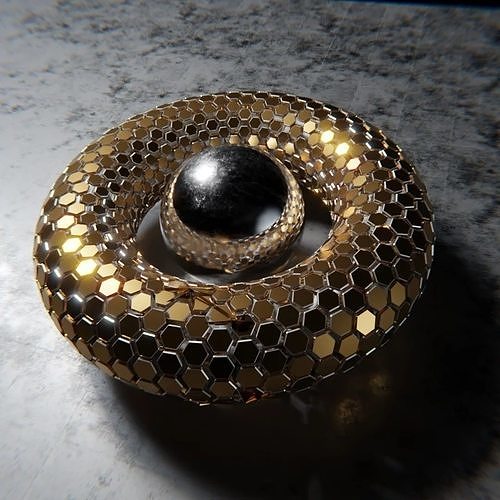 Abstract Animation 3D model