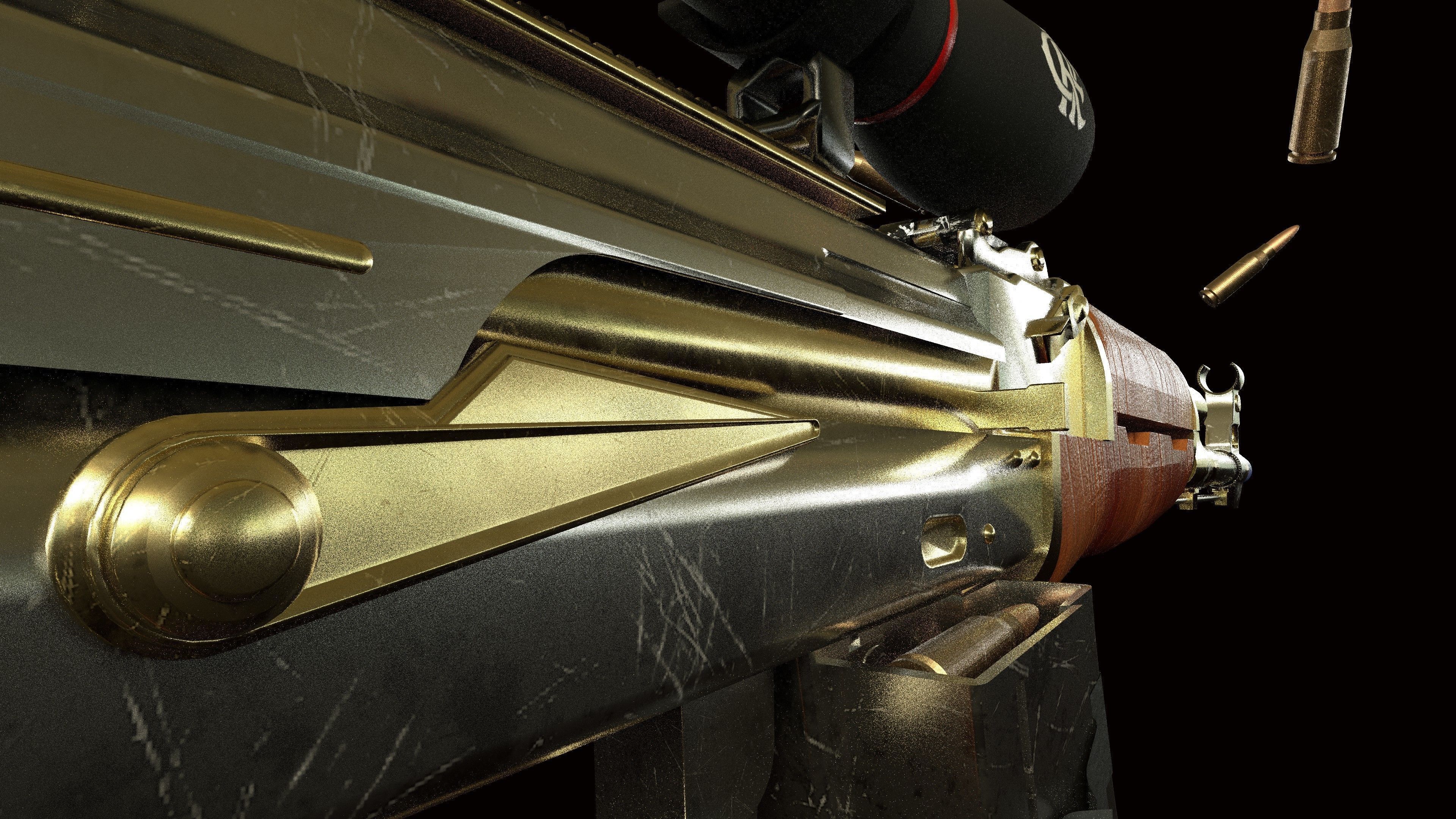 AK 47 I Flamengo  3D model_5
