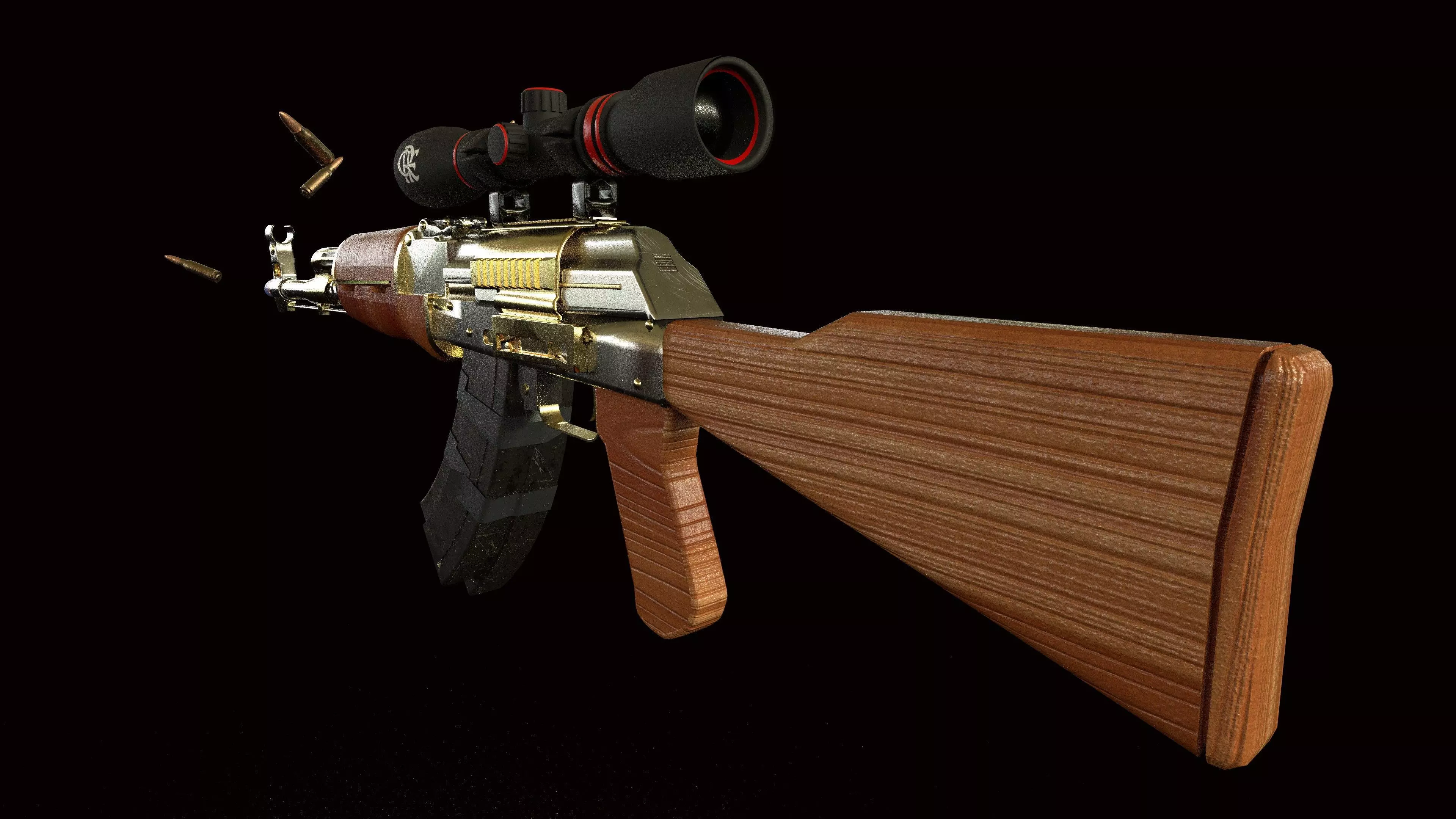 AK 47 I Flamengo  3D model_0