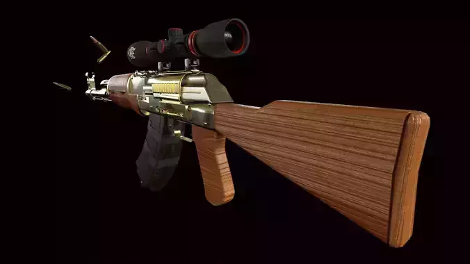 AK 47 I Flamengo  3D model