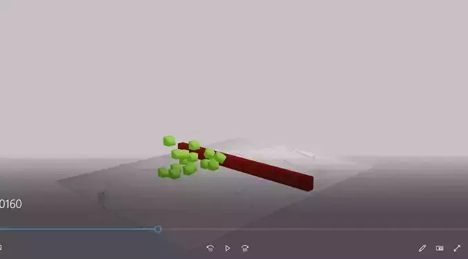 simple blender animation 3D model