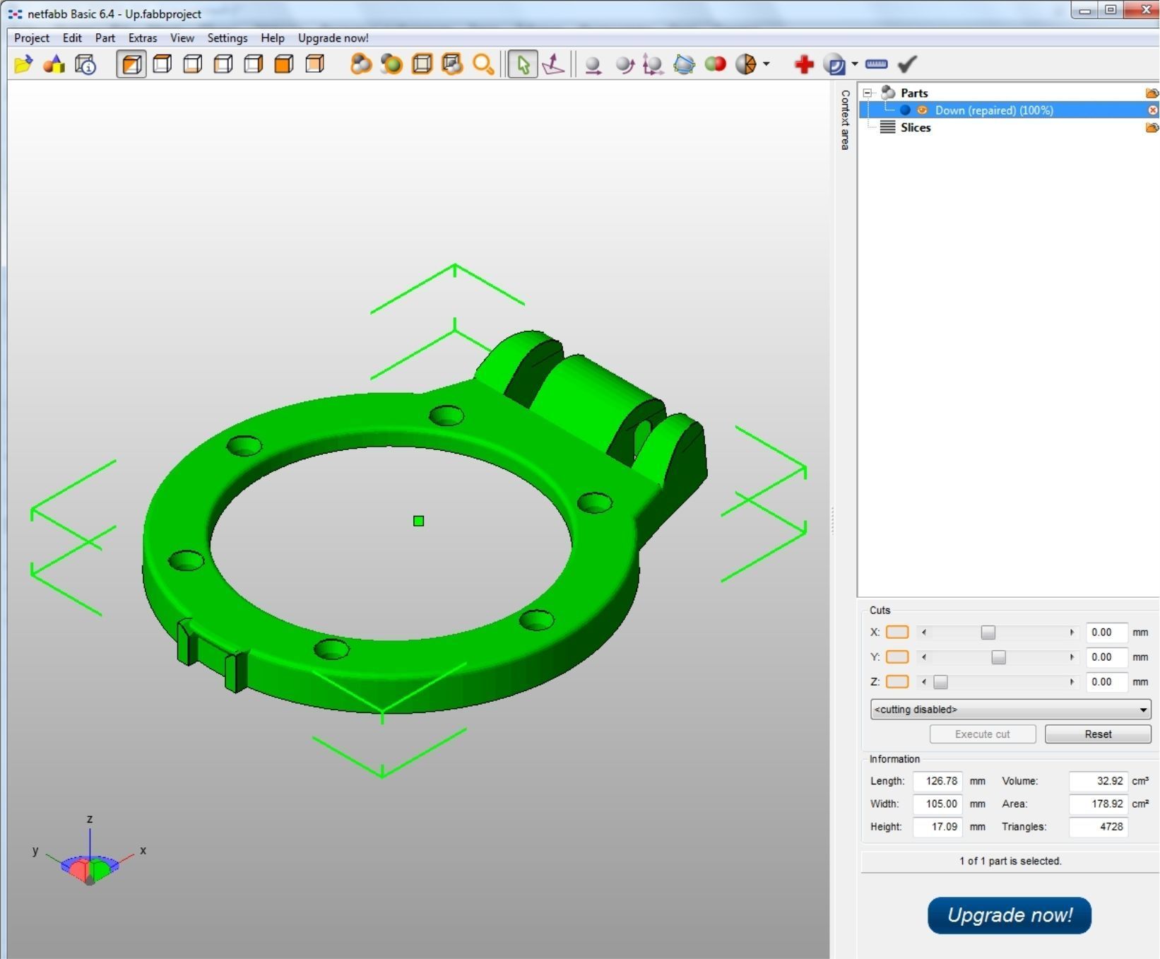 lid anchor button cover on a yacht 3D print model_2