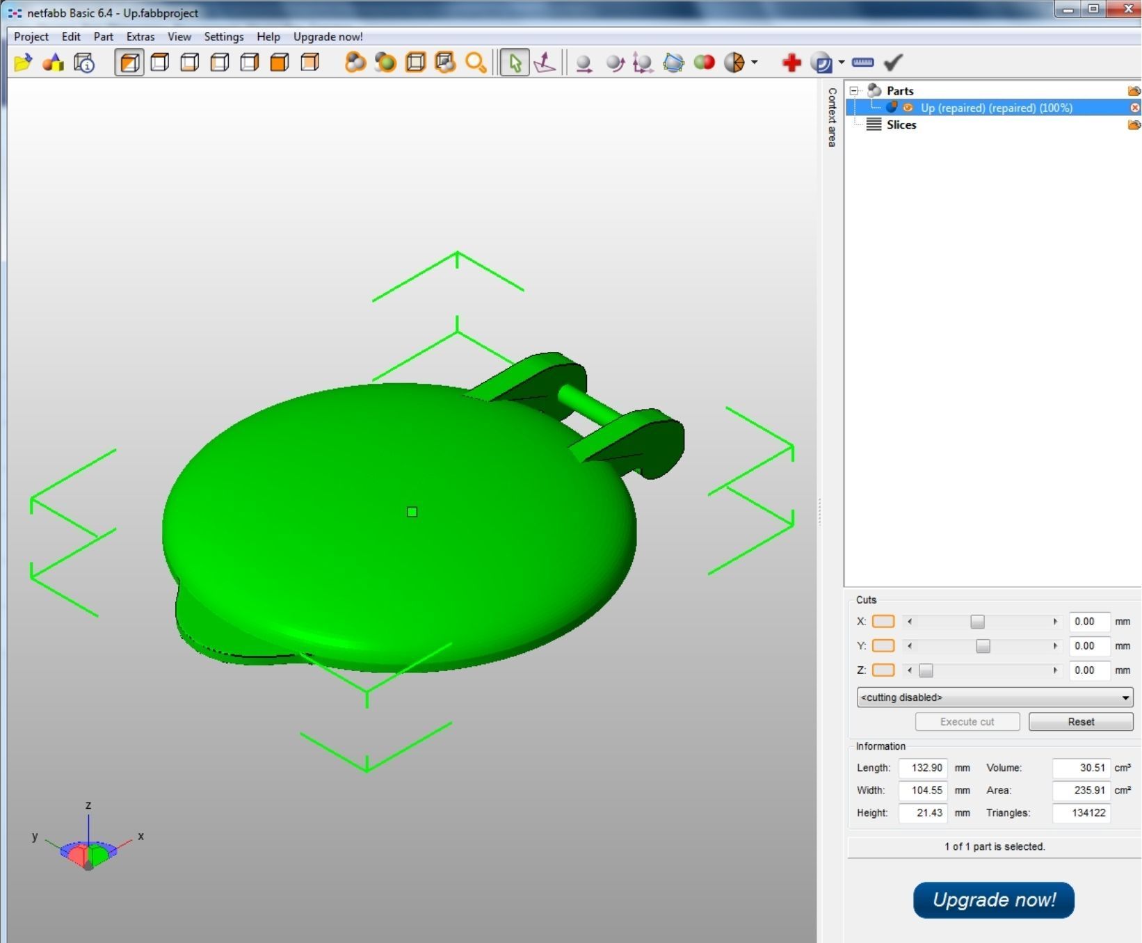 lid anchor button cover on a yacht 3D print model_3