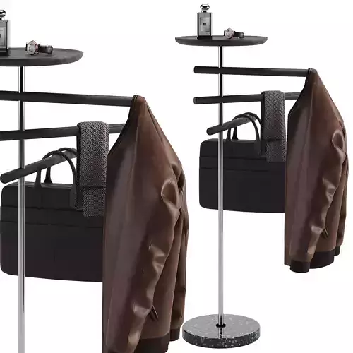 Pianca Contralto con specchio Valet stand 3D model