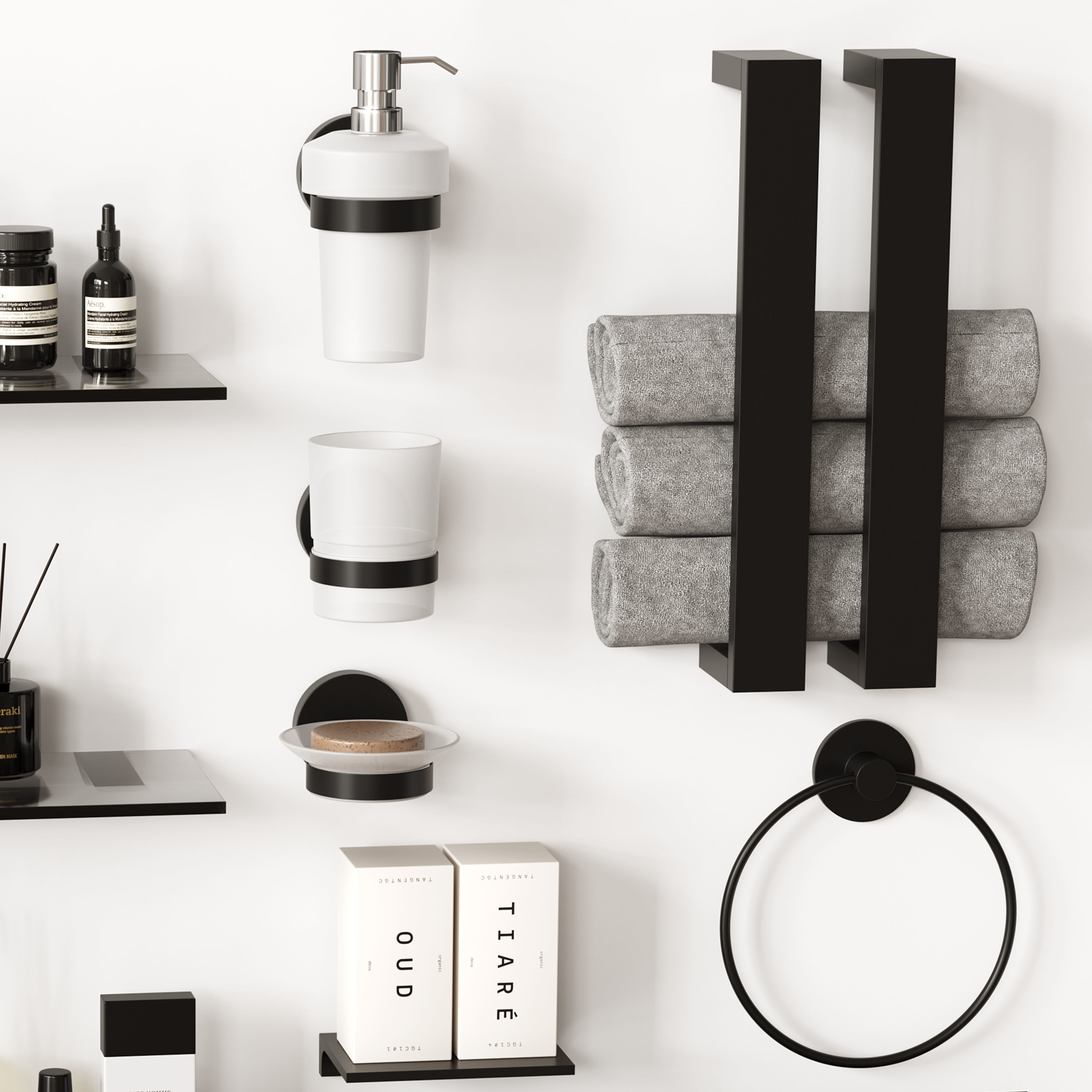 Bathroom accessories 30 3D model_4