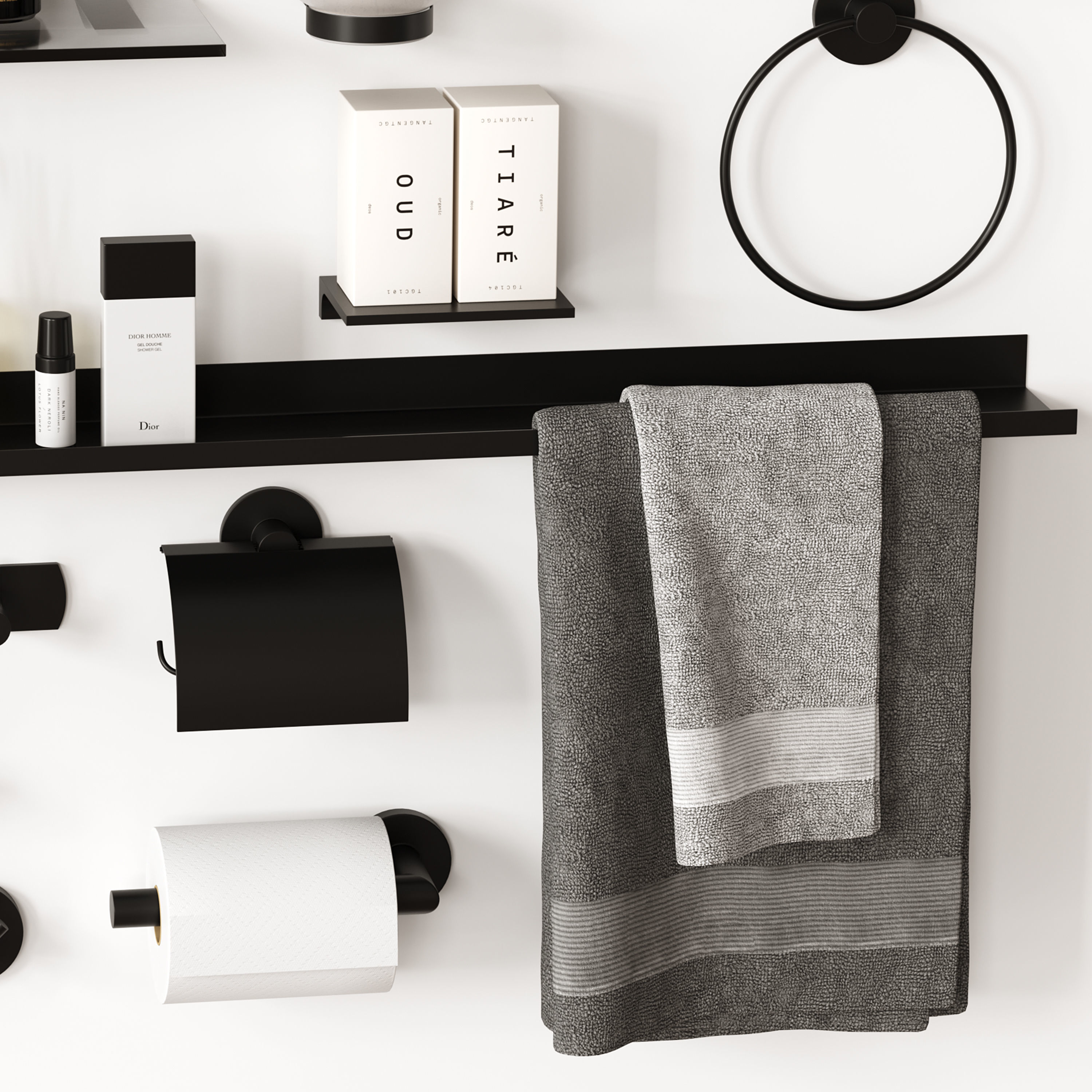 Bathroom accessories 30 3D model_3