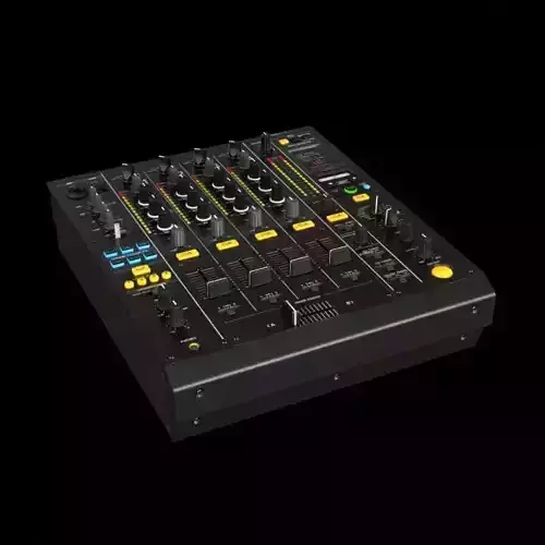 Black Music Mixing Board