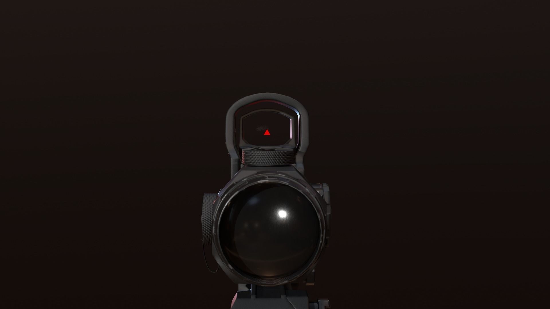 Leupold HAMR With Deltapoint 2 aimpoint Low-poly 3D model_5