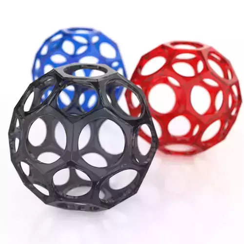 Hexagon ball 3d Free 3D model