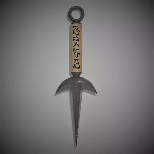 Minatos Kunai Knife 3D model