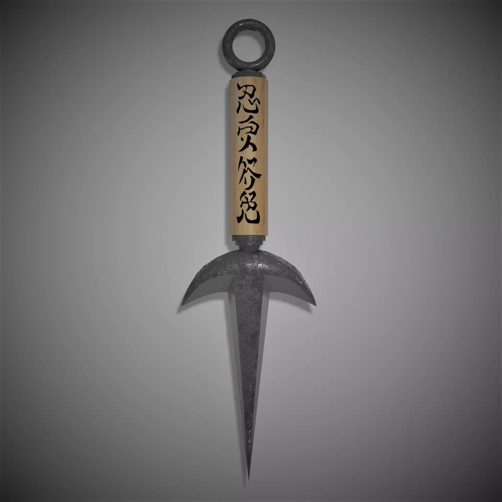 Minatos Kunai Knife 3D model_0