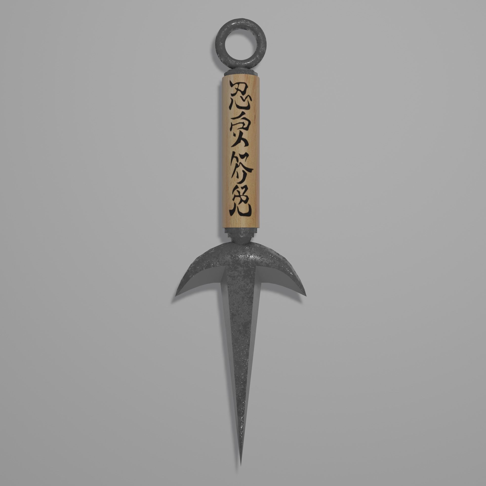 Minatos Kunai Knife 3D model_1