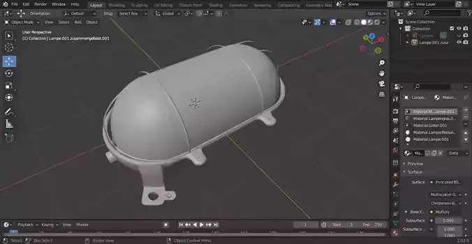 Lamp for your cellar or loft project