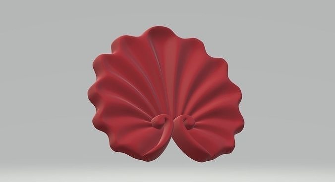 Clam Shell Ornament 2 3D print model