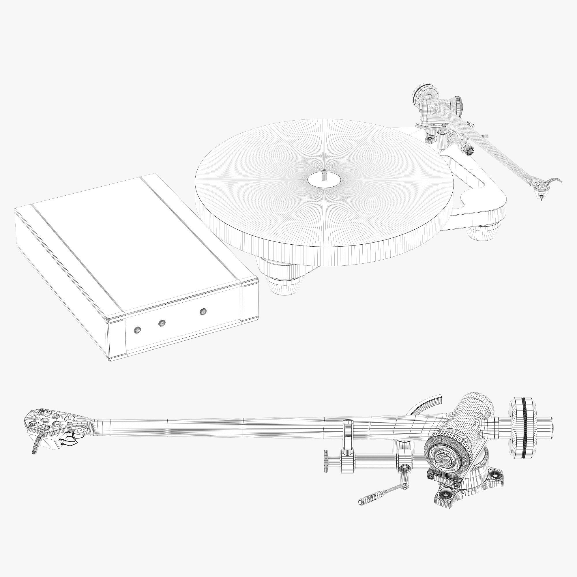 Rega planar 10 3D model_7
