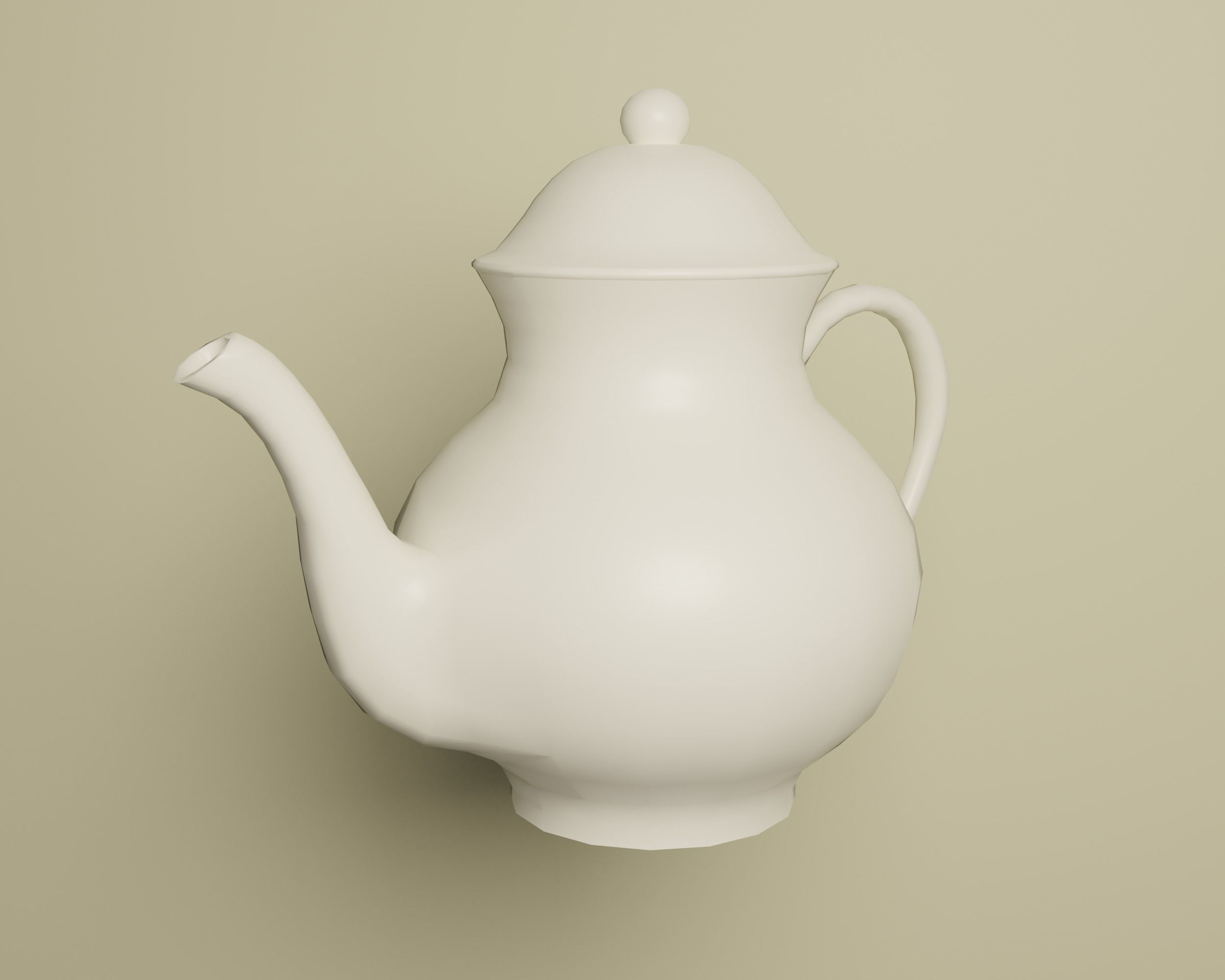 Tea-pot teapot Free low-poly 3D model